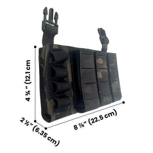 Laser Panel Pro Triple Mag - 5.56 / Pistol / 12GA W/Plastic retention