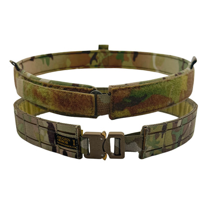 Laser Cut Battle Belt with Inner Belt & Cobra Buckle