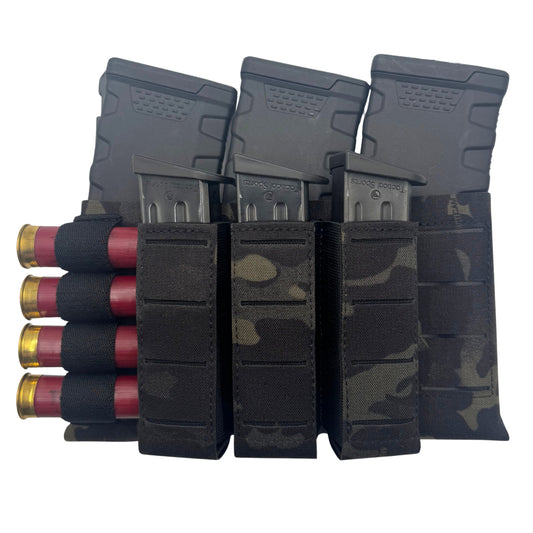 Laser Panel Pro Triple Mag - 5.56 / Pistol / 12GA W/Plastic retention