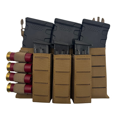Laser Panel Pro Triple Mag - 5.56 / Pistol / 12GA W/Plastic retention