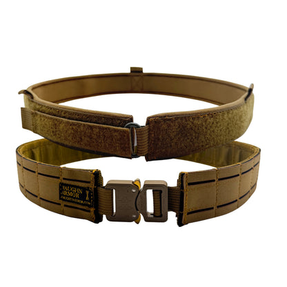 Laser Cut Battle Belt with Inner Belt & Cobra Buckle