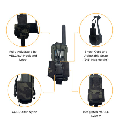 Small Laser Laminate Radio Pouch
