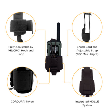 Small Laser Laminate Radio Pouch