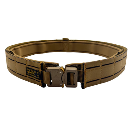Laser Cut Battle Belt with Inner Belt & Cobra Buckle