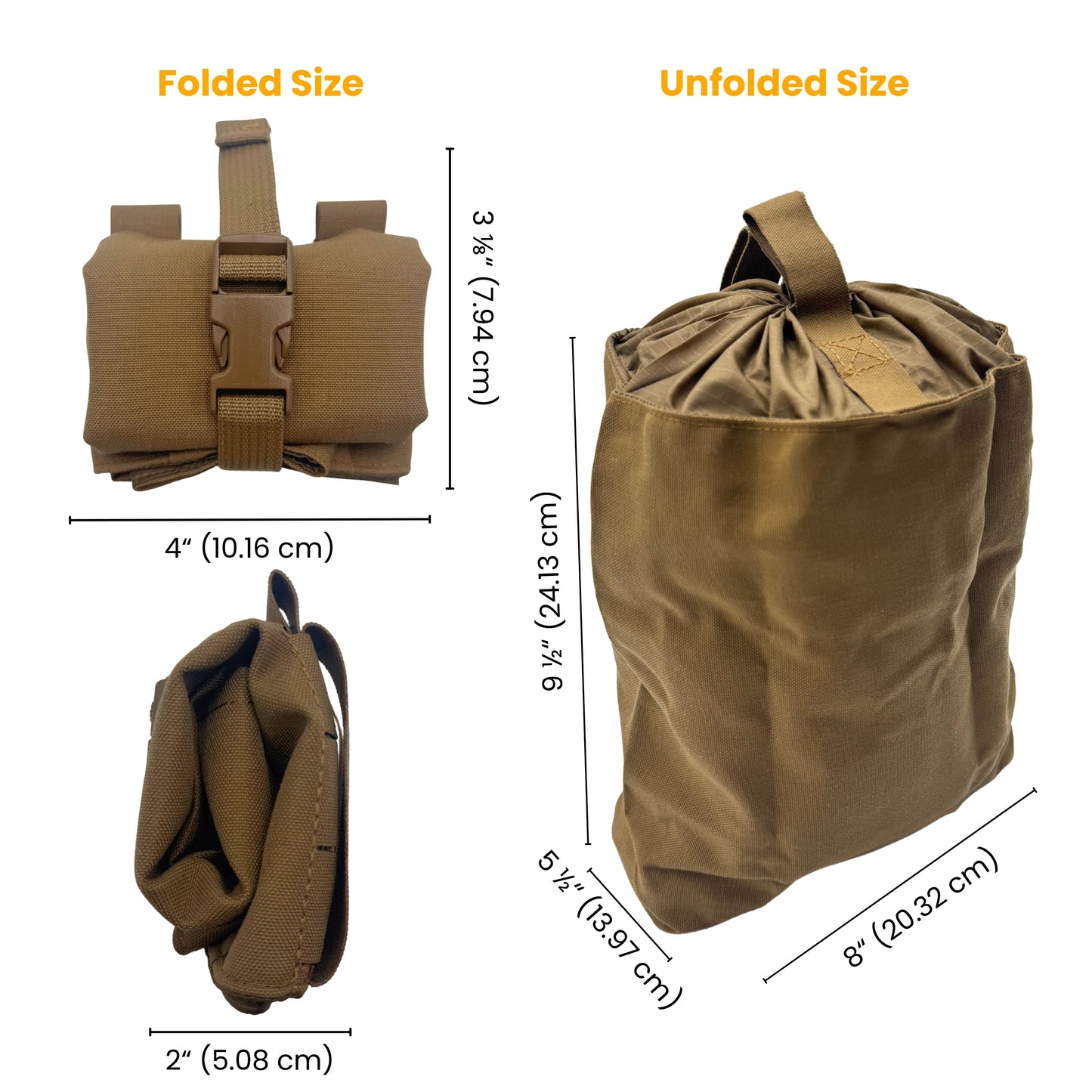 Dump Pouch Laser Laminate