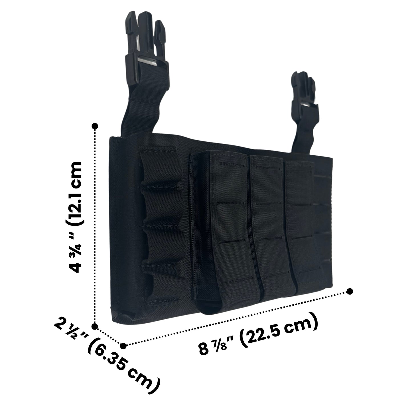 Laser Panel Pro Triple Mag - 5.56 / Pistol / 12GA W/Plastic retention