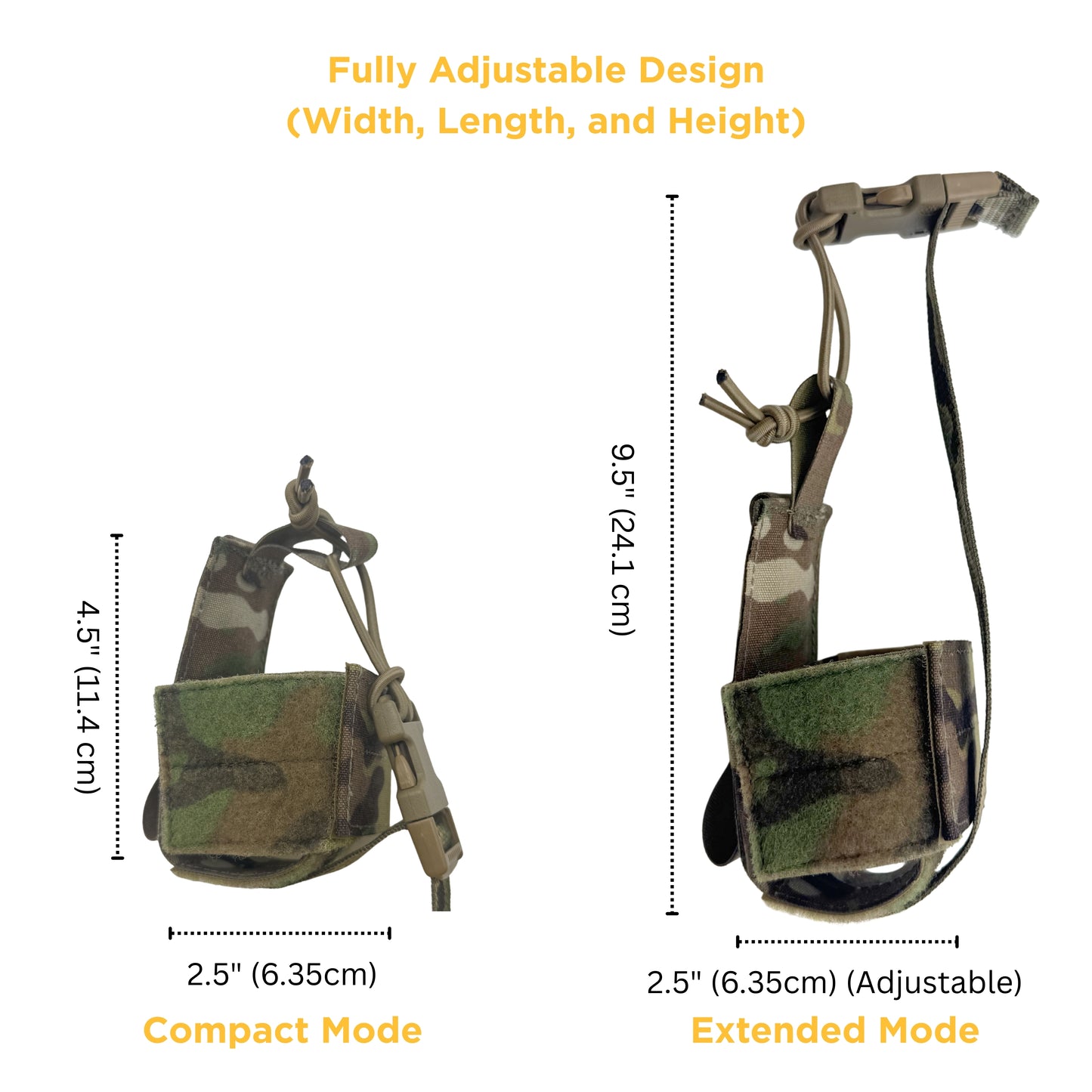 Small Laser Laminate Radio Pouch