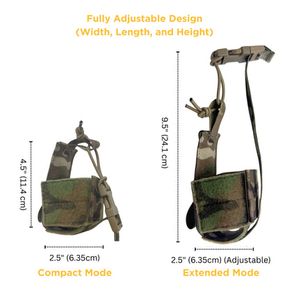 Small Laser Laminate Radio Pouch