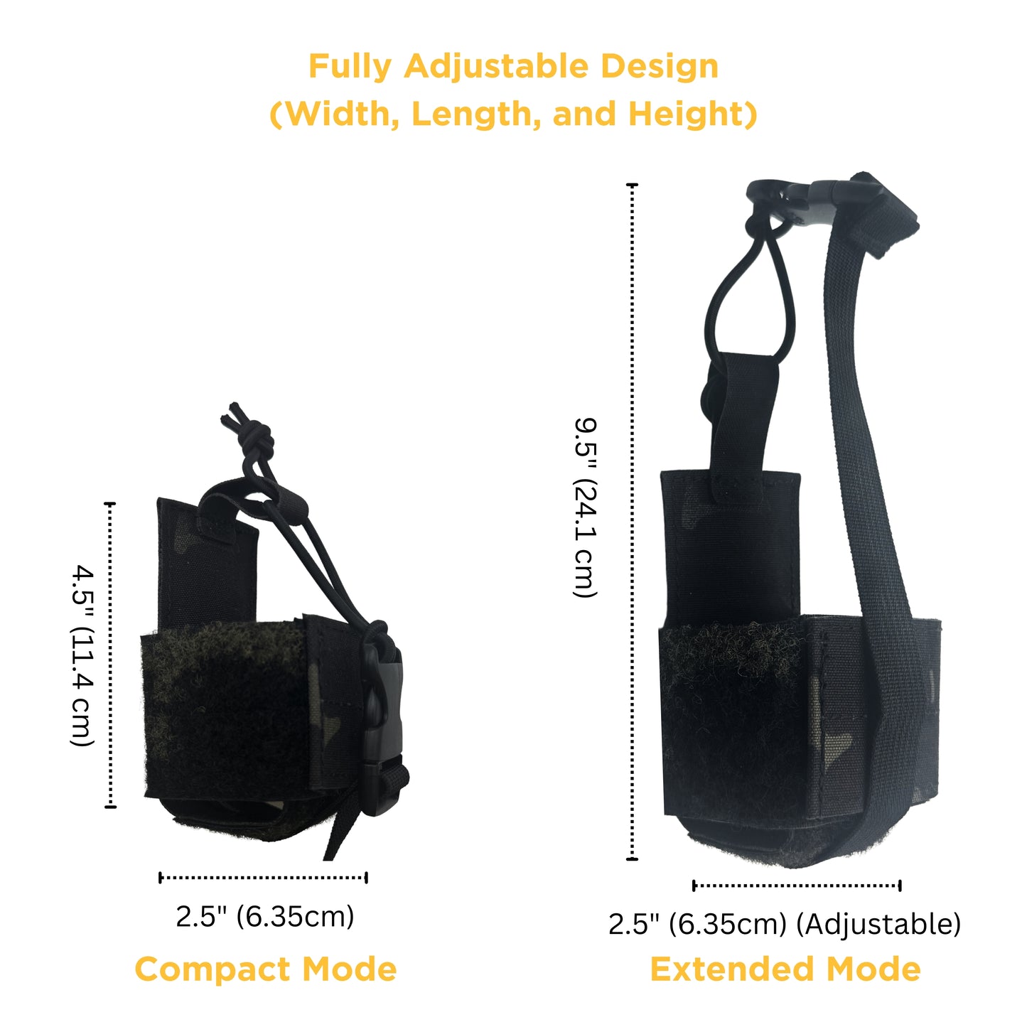 Small Laser Laminate Radio Pouch
