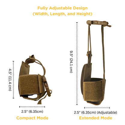Small Laser Laminate Radio Pouch