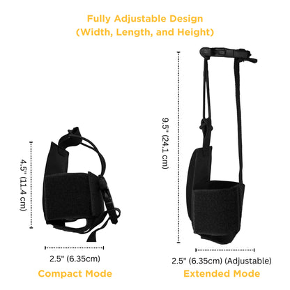 Small Laser Laminate Radio Pouch