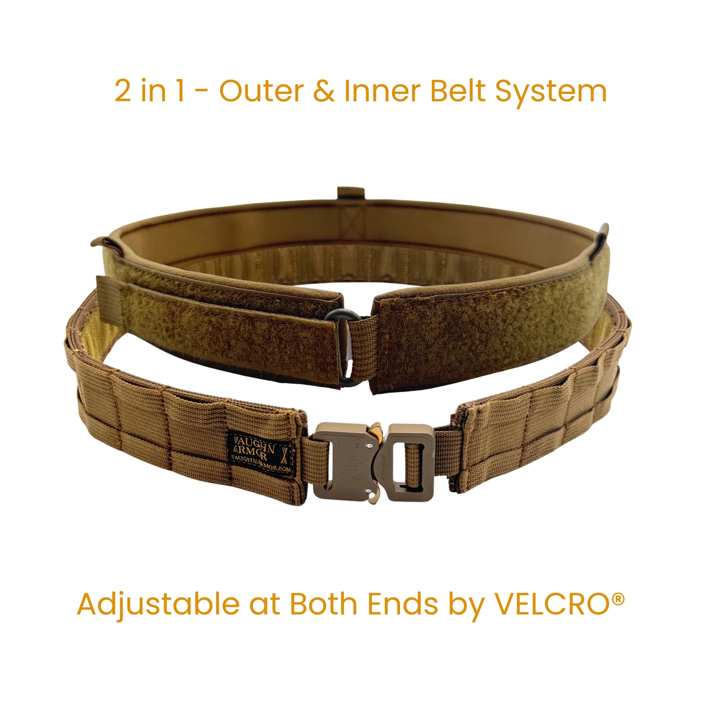 Battle Belt with Inner Belt & Cobra Buckle