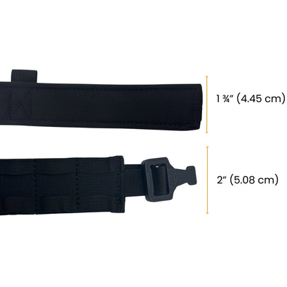 Battle Belt with Inner Belt & Cobra Buckle
