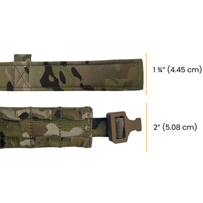 Battle Belt with Inner Belt & Cobra Buckle