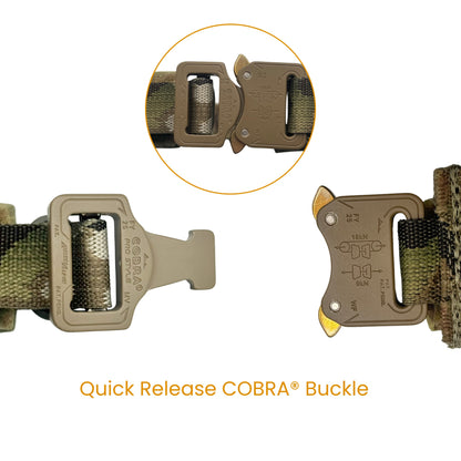 Battle Belt with Inner Belt & Cobra Buckle