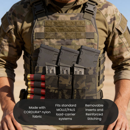 Panel Pro Triple Mag - 5.56 / pistol / 12GA W/Plastic retention