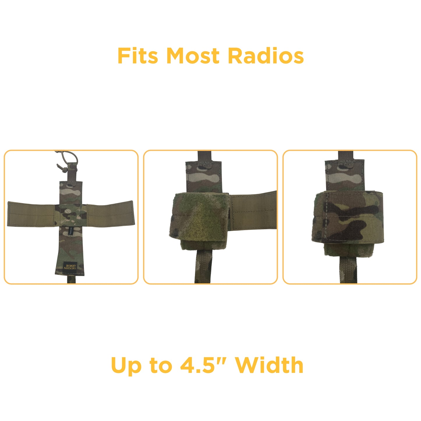 Small Laser Laminate Radio Pouch