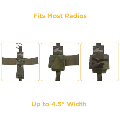 Small Laser Laminate Radio Pouch