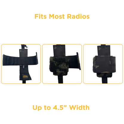 Small Laser Laminate Radio Pouch