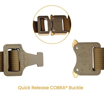 Battle Belt with Inner Belt & Cobra Buckle
