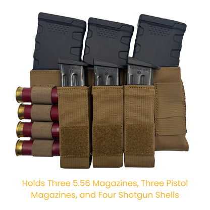 Panel Pro Triple Mag - 5.56 / pistol / 12GA W/Plastic retention