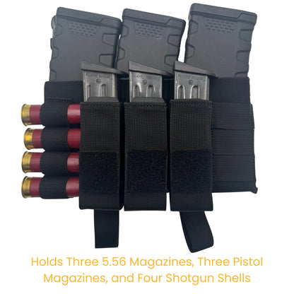 Panel Pro Triple Mag - 5.56 / pistol / 12GA W/Plastic retention