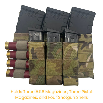 Panel Pro Triple Mag - 5.56 / pistol / 12GA W/Plastic retention