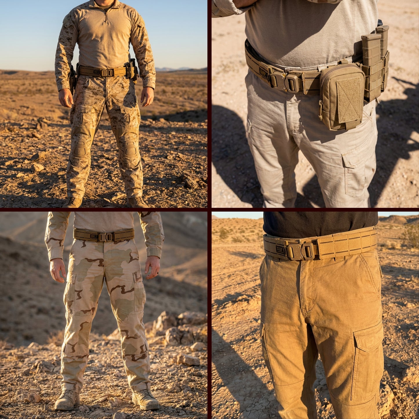 Laser Cut Battle Belt with Inner Belt & Cobra Buckle