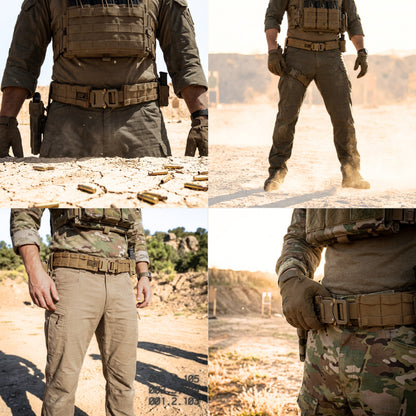 Battle Belt with Inner Belt & Cobra Buckle