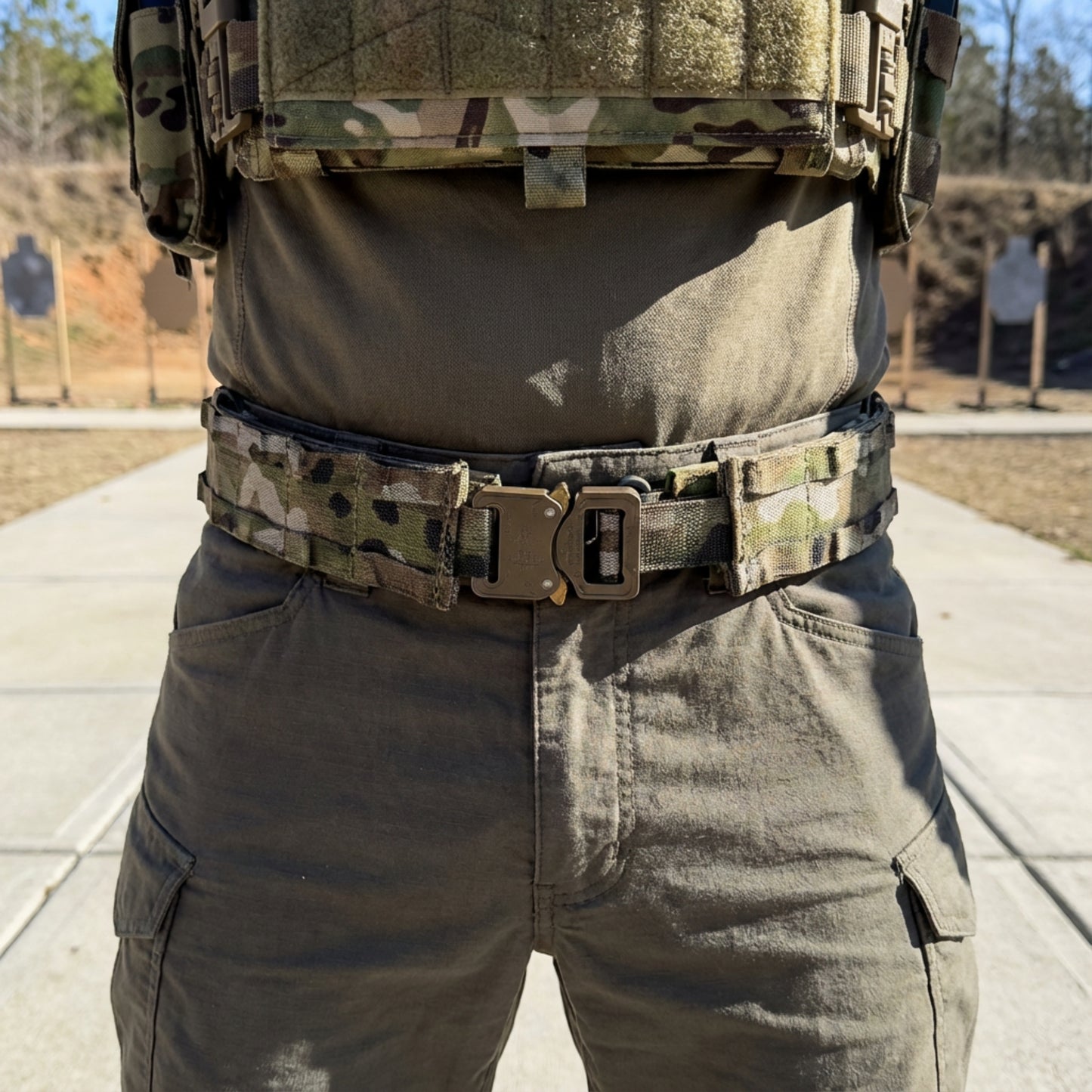 Battle Belt with Inner Belt & Cobra Buckle