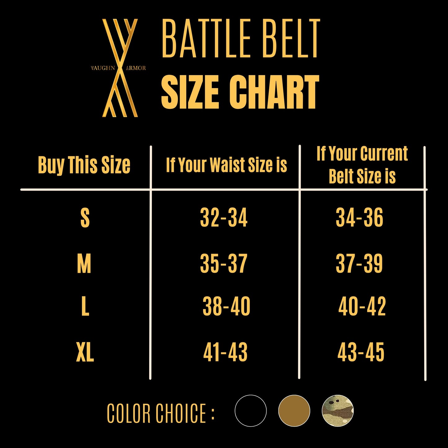 Battle Belt with Inner Belt & Cobra Buckle