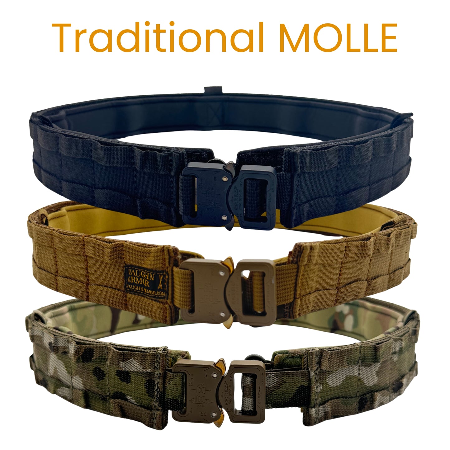 Battle Belt with Inner Belt & Cobra Buckle
