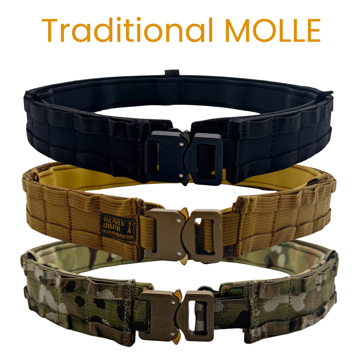 Battle Belt with Inner Belt & Cobra Buckle