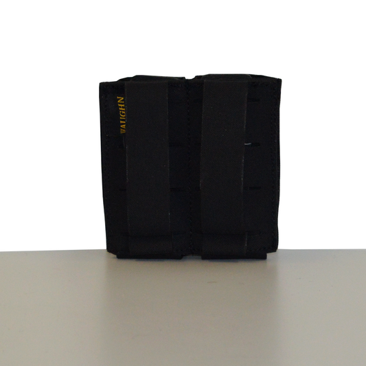 Laser Laminate Double Pistol Pouch W/