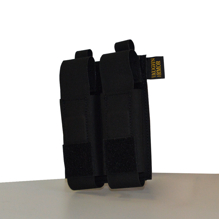 Double Pistol mag Pouch Laser Laminate With Magnet